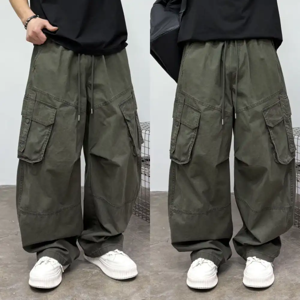 Product image of Dg26003 Cargo Box Twill Baggy Track Pant