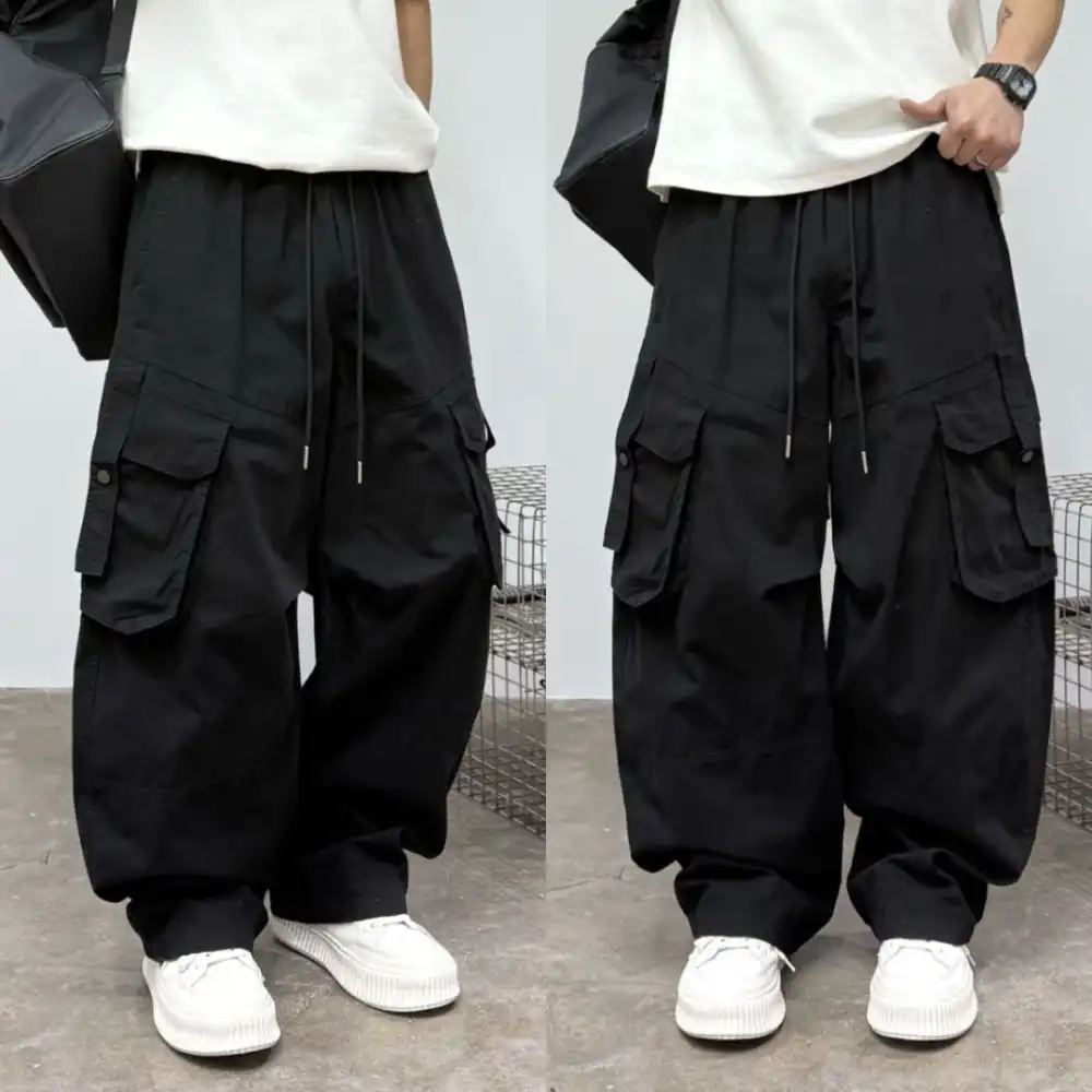 Product image of Dg26003 Cargo Box Twill Baggy Track Pant