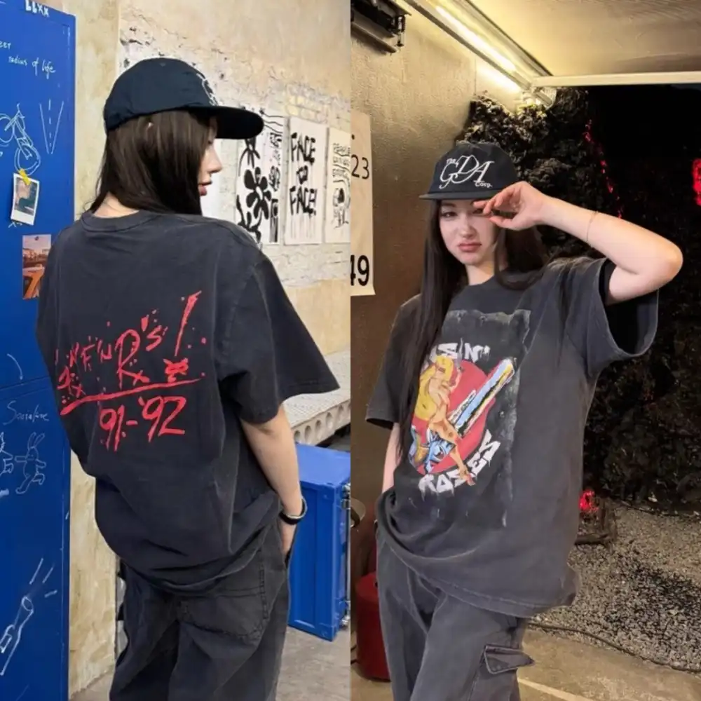 Product image of O14-4 Guns N Roses Vintage Over Size T-shirt