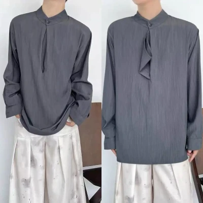 68016 Cravat Design Linen Shirt
