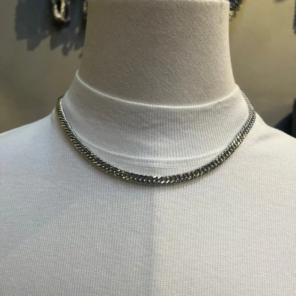 Product image of 093 Silver Plain Necklace