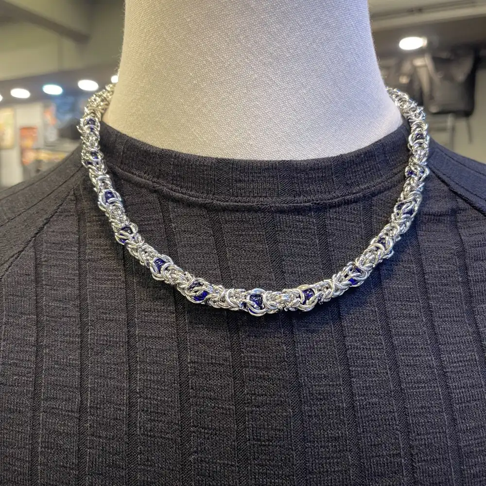 Product image of 095 Purple Crystal Chain Necklace