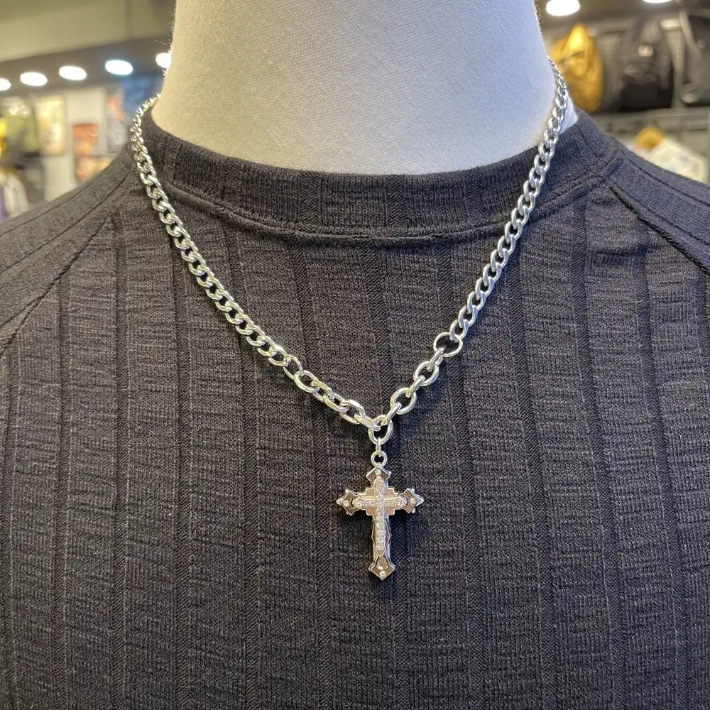 Product image of 093 Silver Cross Necklace