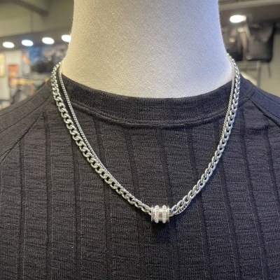 093 Double Layer Cylinder Neckl...