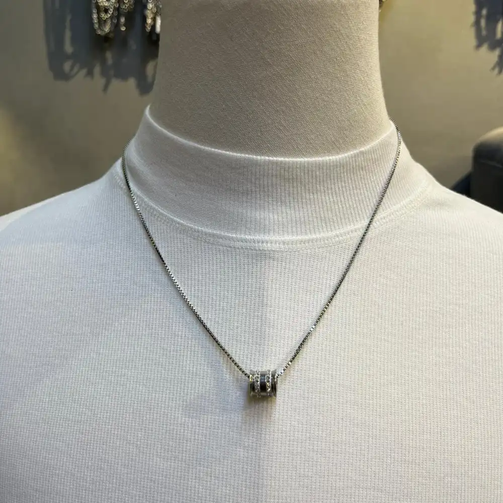 Product image of 093 Crystal Ring Drop Necklace