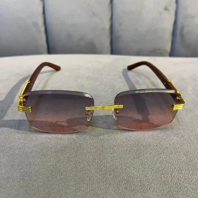 Chn Rimless Squre Luxury Glass