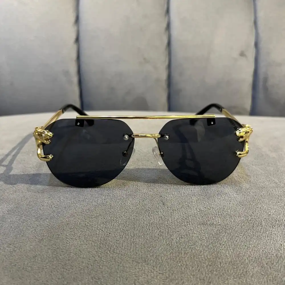 Product image of Chn Rimless Hexagonal Luxury Glass " Black "