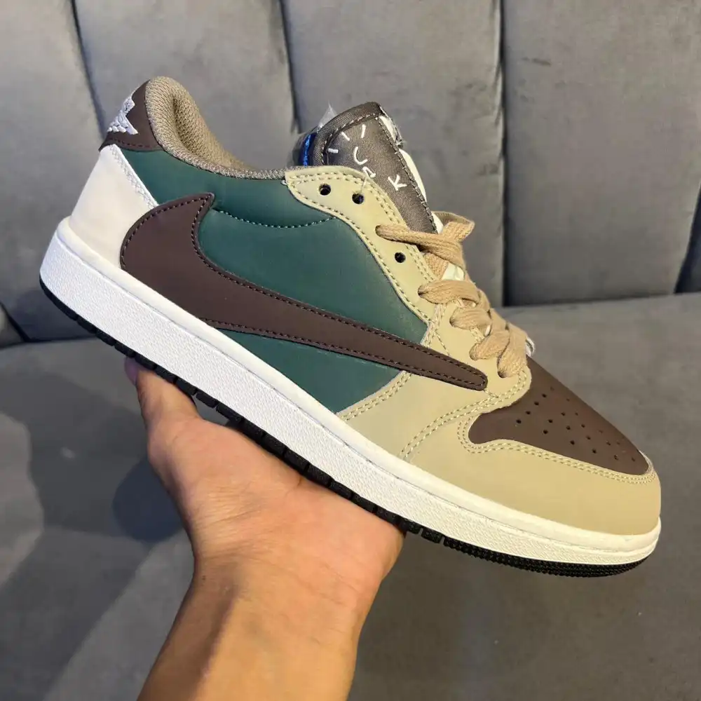 Product image of Nike Air Jordan 1 Low Travis Scott Green Brown
