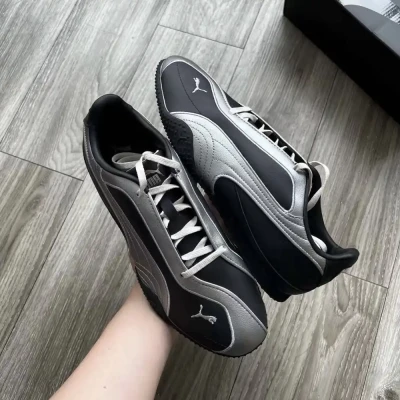 Puma Bella V2 Leater " Black Si...