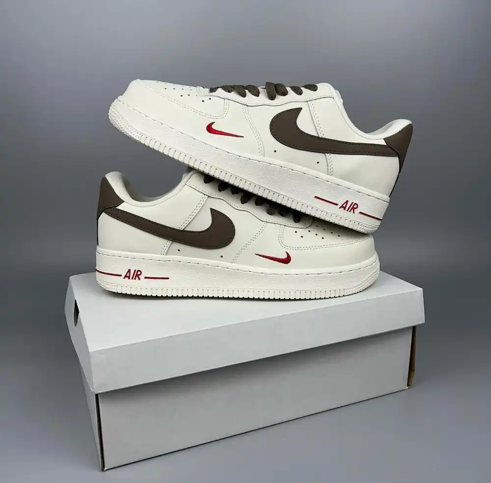 Product image of Nike Airforce 1 ' Mini Swoosh Brown '