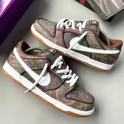 Nike Sb Dunk Low " Paisley Brow...