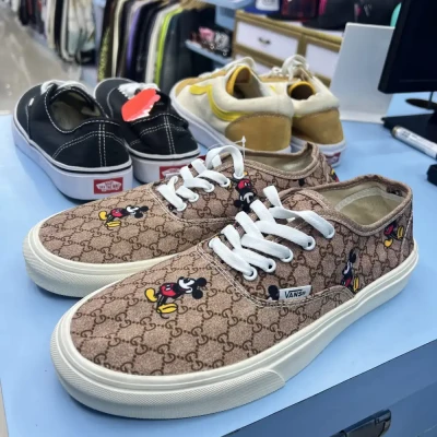 Mickey Mouse Printed Vans Shoe