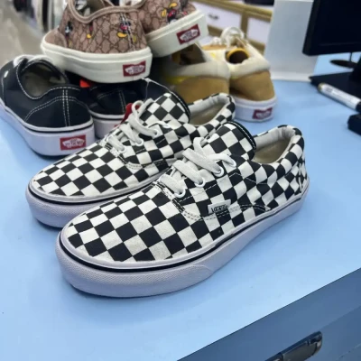 Checkered Vans Shoe