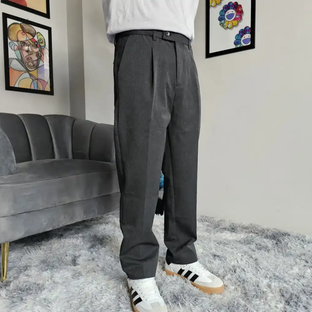 Product image of K01# Basic Plain Straight Formal Pant