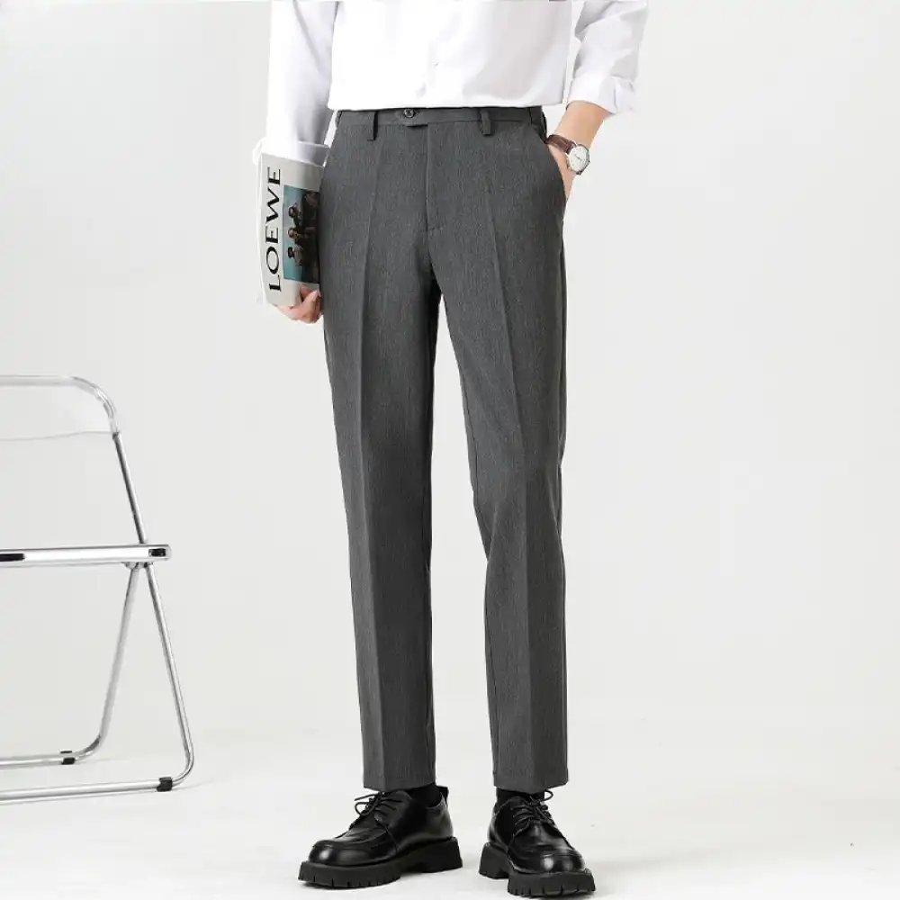 Product image of K01# Basic Plain Straight Formal Pant