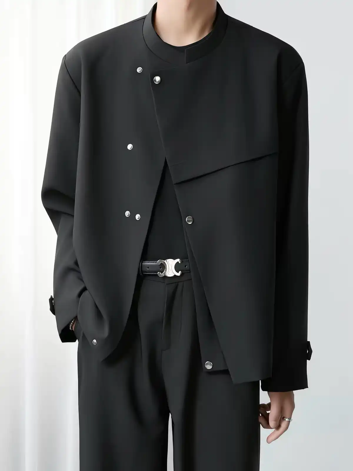 Product image of W35 Stand Style Roun Neck High School Blazer