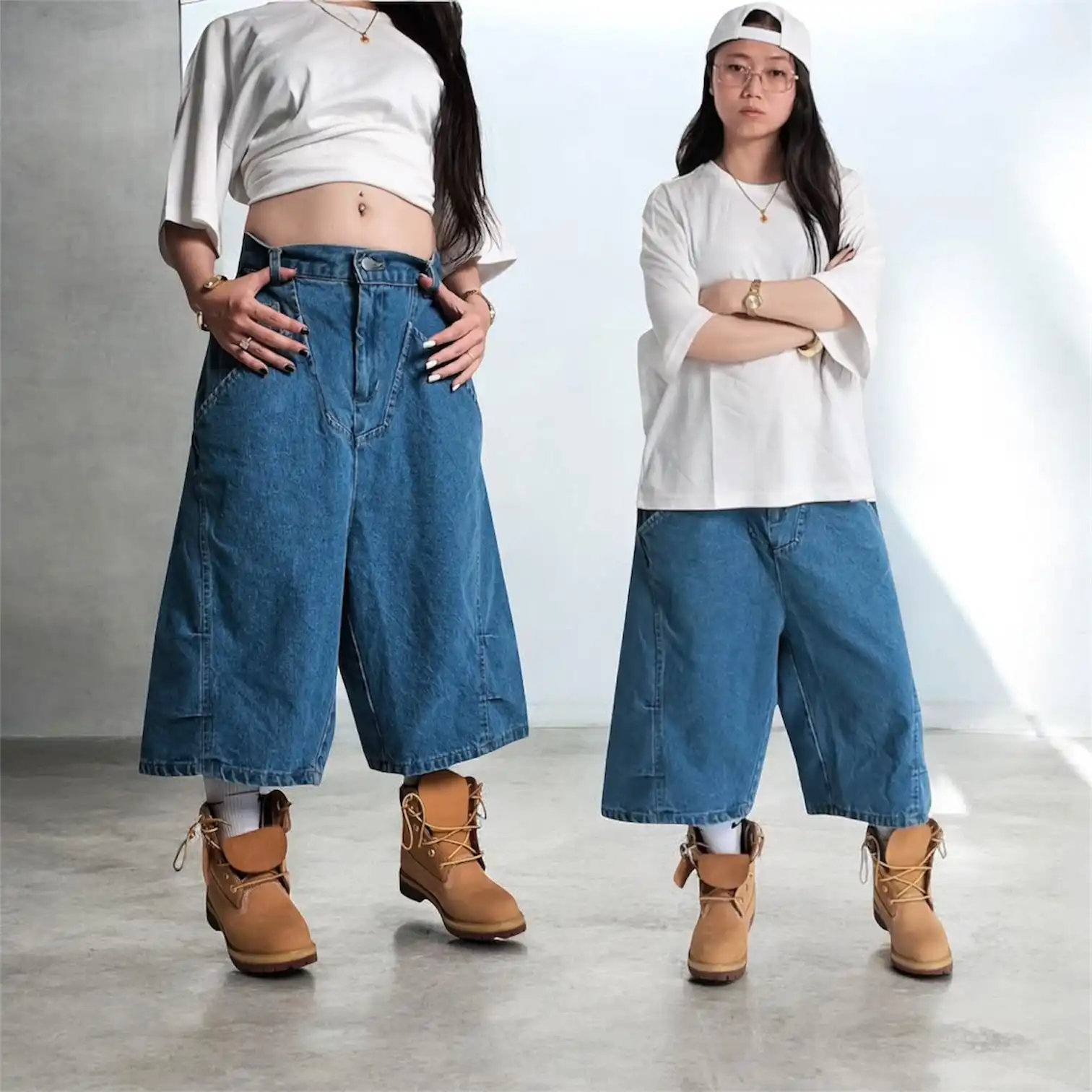 Product image of Raevolt-3 Baggy Jeans Jorts