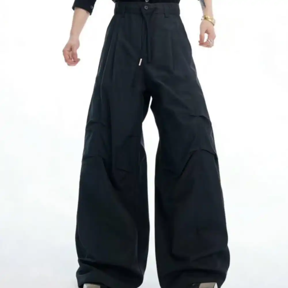 Product image of 3025# Parachute Loose Baggy Track