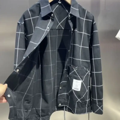 A10510 Checkered Design Full Sh...