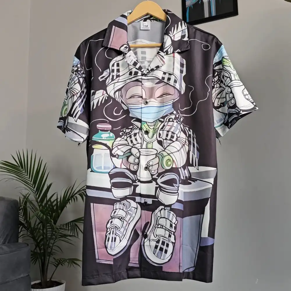 Product image of 8096/8095 Mb Graphic Design Half Shirt