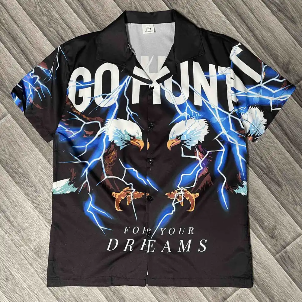 Product image of 8067 Mb Go Hunt Eagle Graphic Print Shirt
