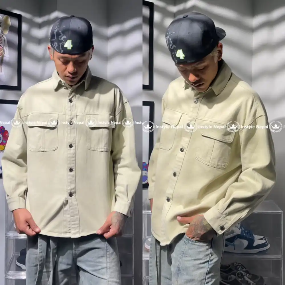 Product image of 8102 Front Pocket Denim Long Sleeve Shirt