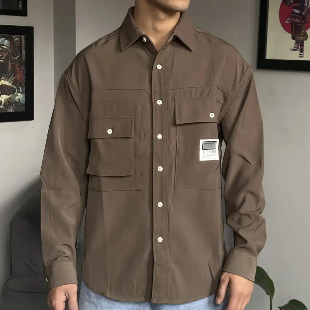 Product image of 9906 Small And Big Front Pocket Full Shirt