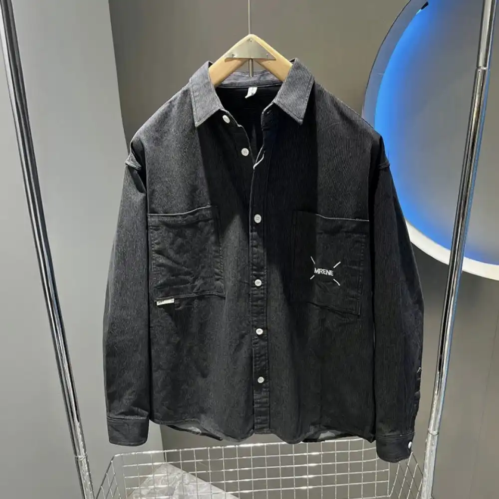 Product image of 632 Mrene Embroidery Lining Full Shirt