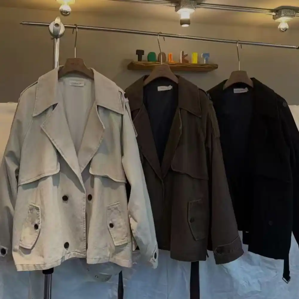 Product image of 667 Summer Tuxedo Button Trench Coat