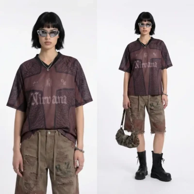 8530 01 Mesh Fabric Jersey