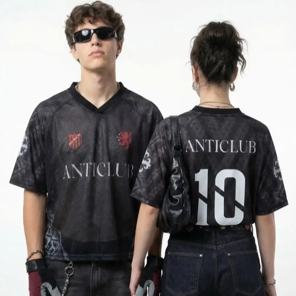 Product image of 8522 Anti Club Printed Mesh Fabric Jersey