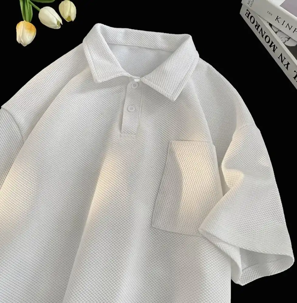 Product image of Pl3301 Basic Plain Polo Over Size T-shirt