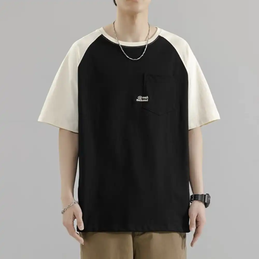Product image of Myy24-116 Beyond Printed Pocket Design T-shirt
