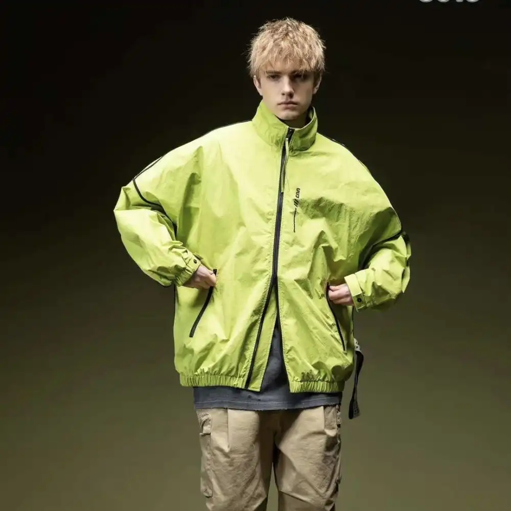 Product image of C015# Break Through Yourself Printed Oversize Windcheater Jacket