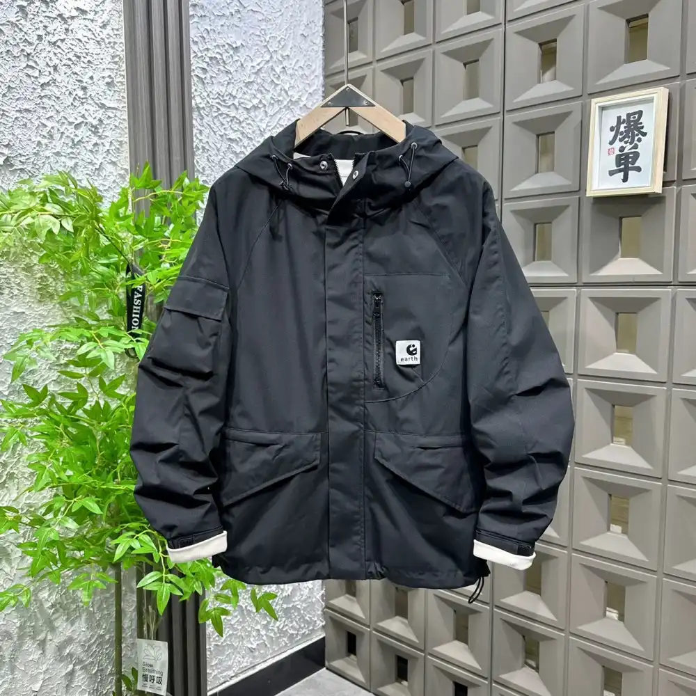 Product image of Sj2621 Earth Logo Oversize Windcheater Jacket