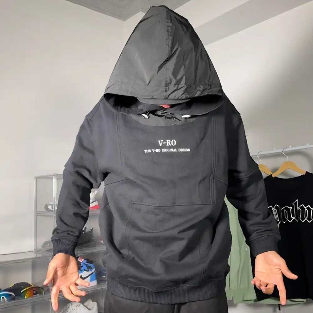 Product image of 3y1145 The V-ro Original Design Printed Non Fleece Hoodie