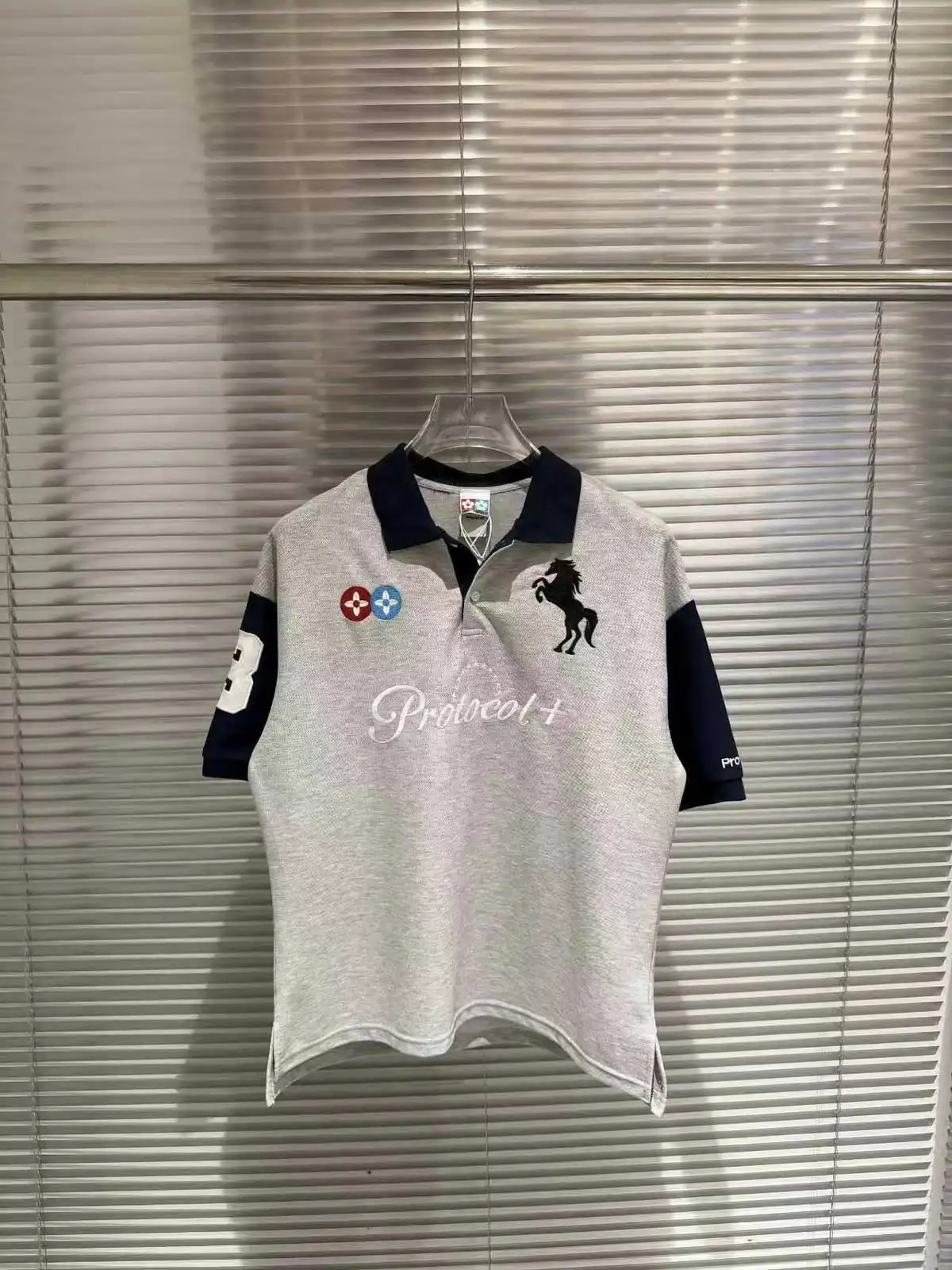 Product image of 676-3 protocol Embroidery polo t-shirt