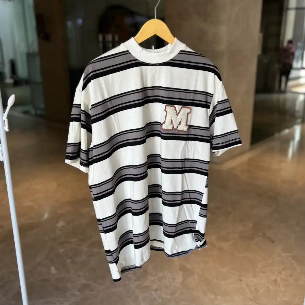 Product image of M Embroider White Lining Oversize T-shirt