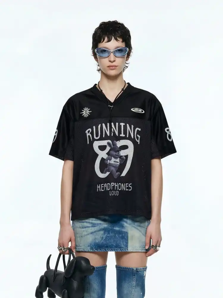 Product image of 8359 Running Splished Breathable Mesh Jersey