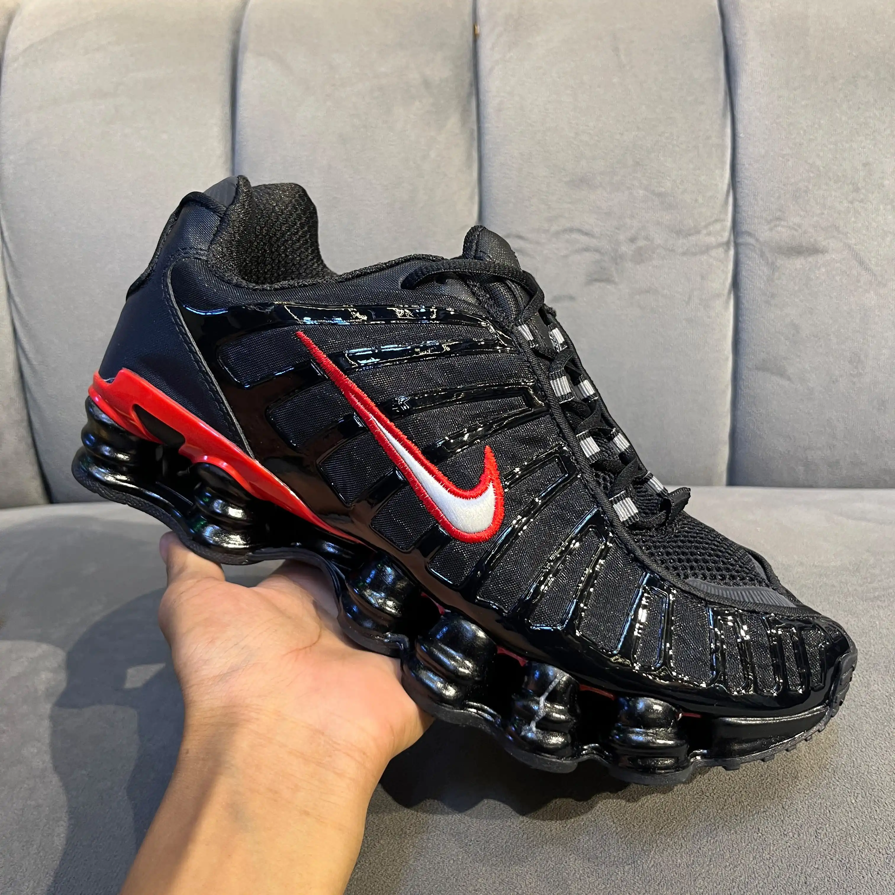 Product image of Nike Shox TL Black & University Red