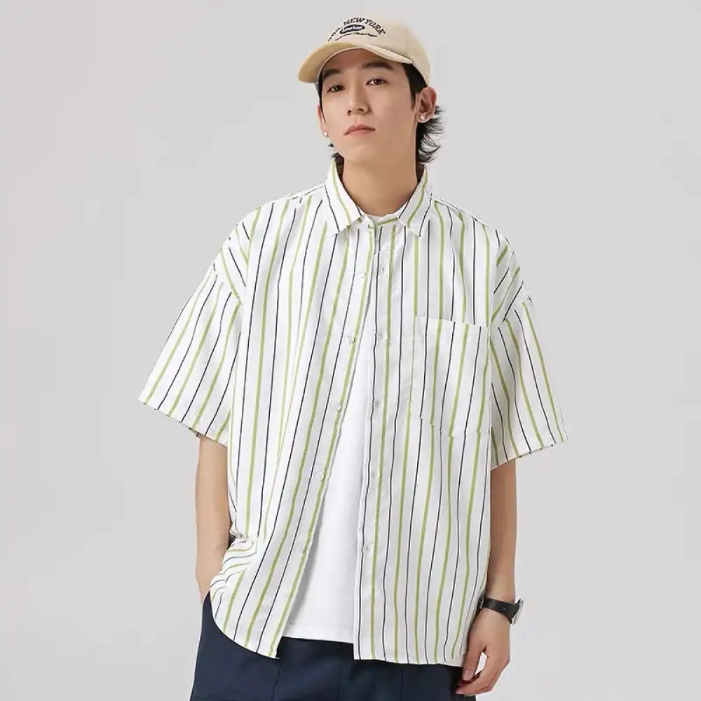 Product image of Vertical Neon Lining Half Shirt