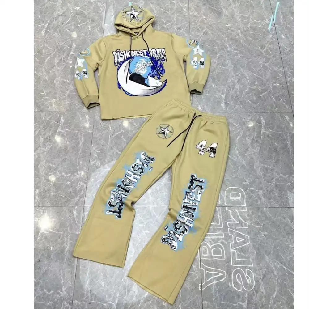 Product image of Hellstar Dishonest Driz Printed Fleece Tracksuit