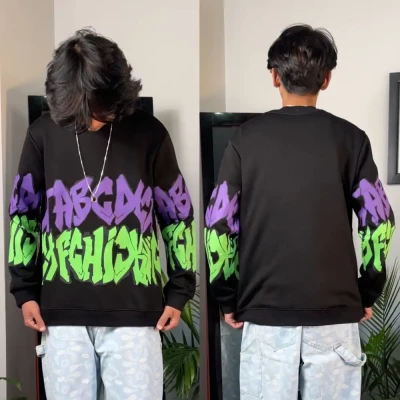981 Abcd Printed Velvet Fleece ...