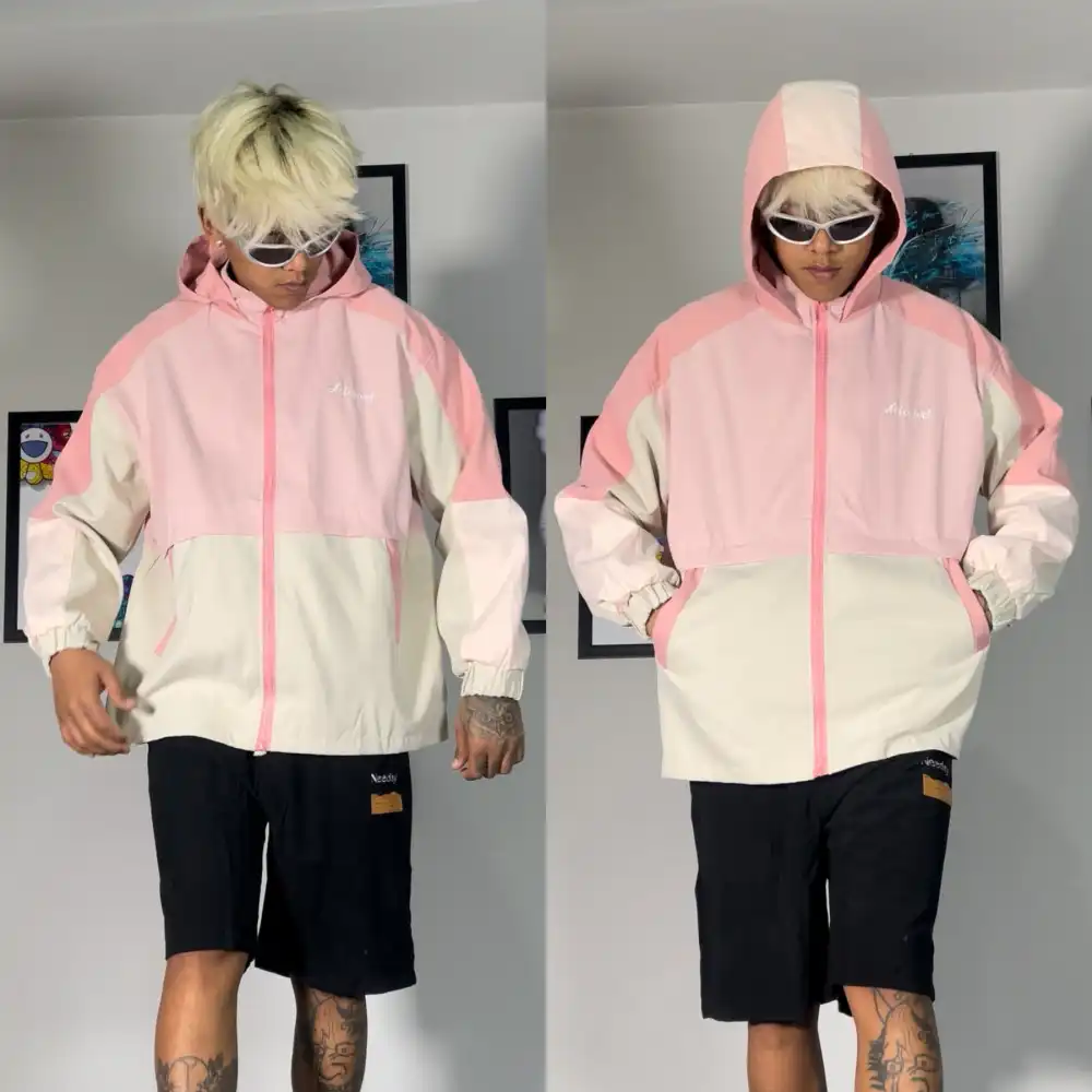 Product image of W2093 Actorwet Logo Embroidery Design Wind Breaker Jacket