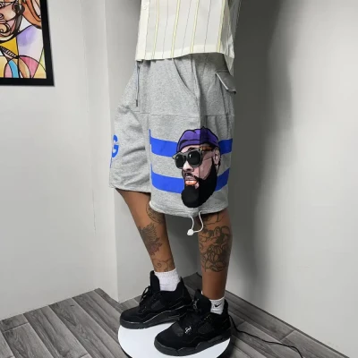 5022 Wu-tang Clan Printed Baggy...