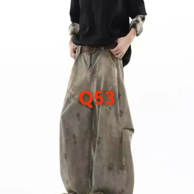 Q53 Rustic Vintage Flaire Baggy...