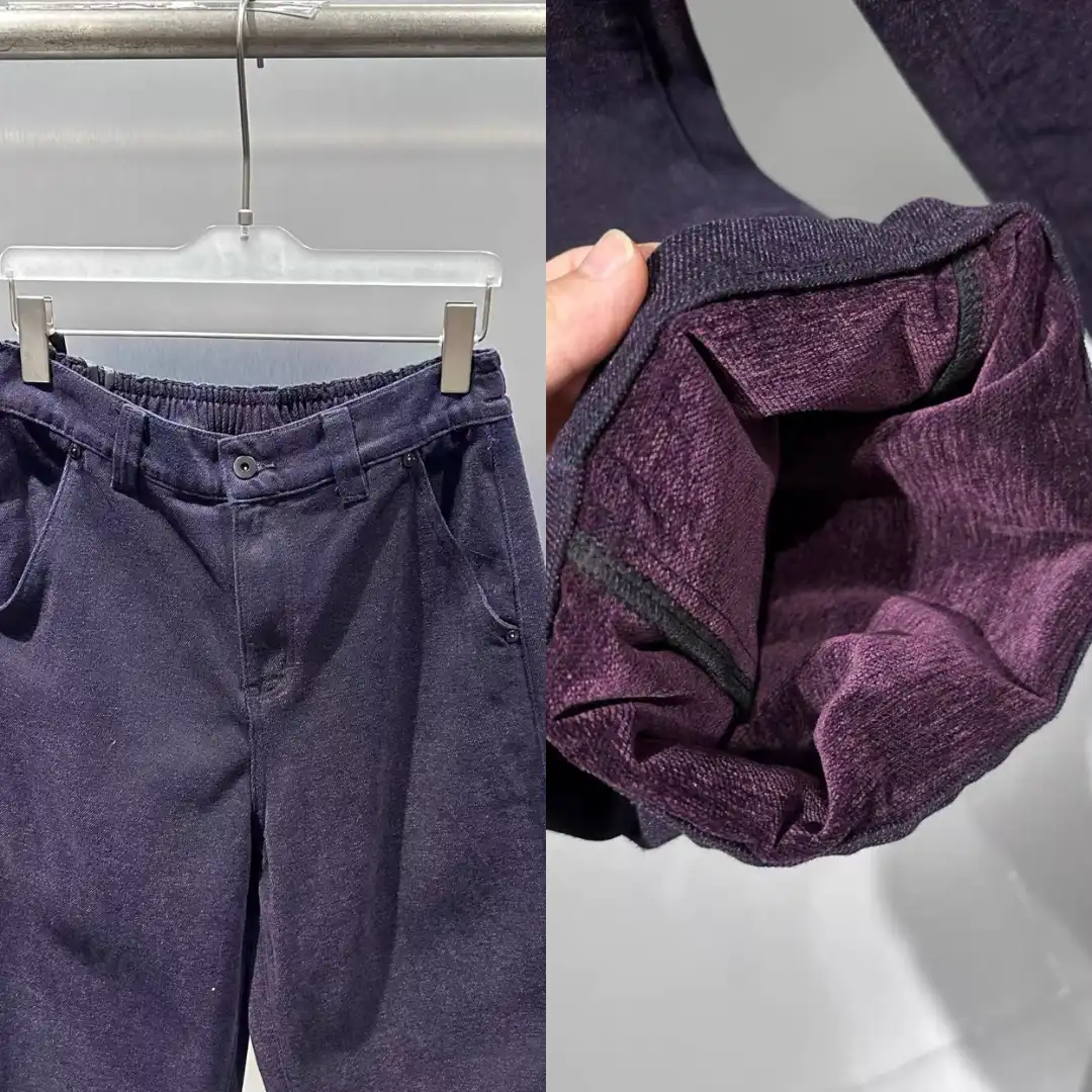 Product image of N132 Velvet Fleece Inside Baggy Jeans Pant