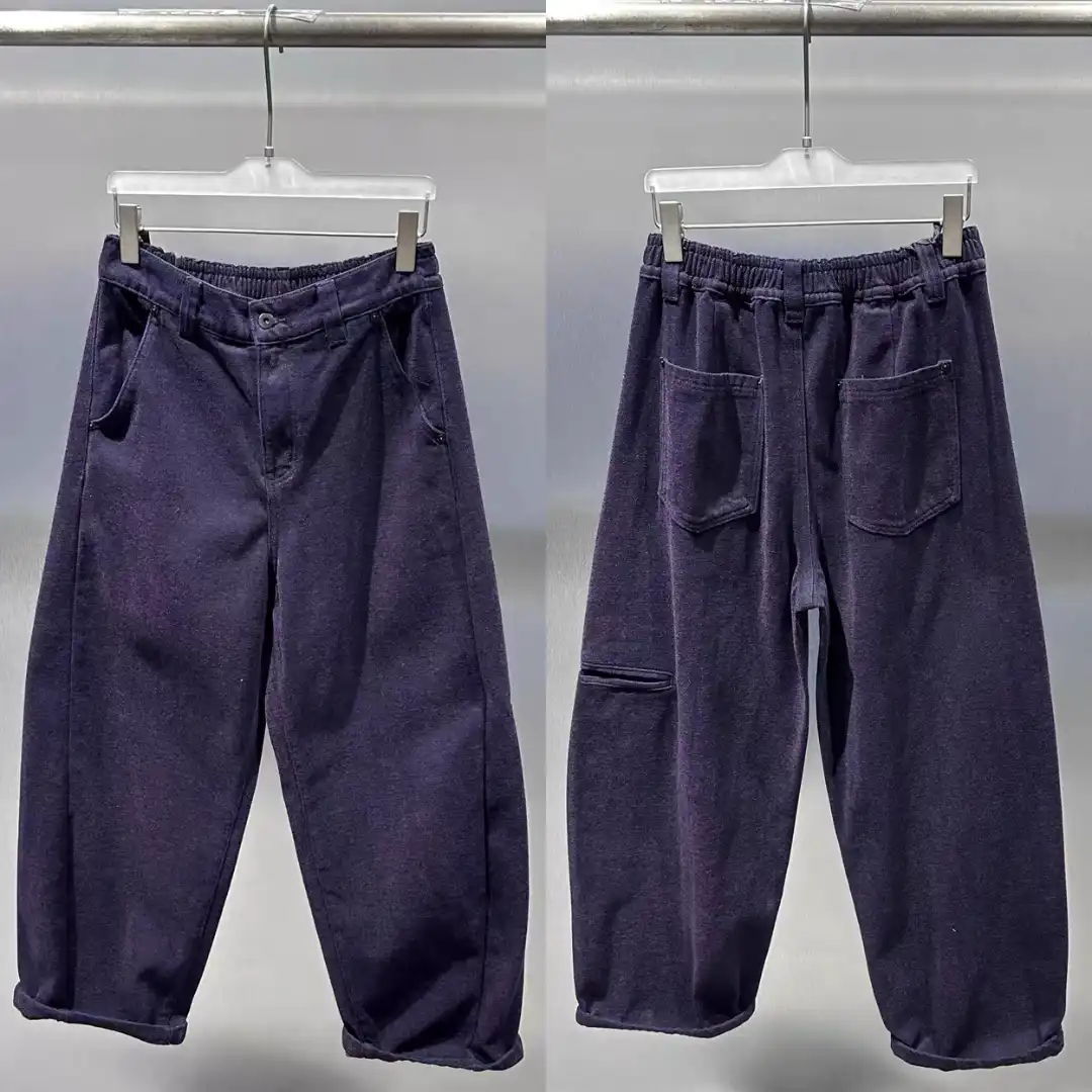 Product image of N132 Velvet Fleece Inside Baggy Jeans Pant