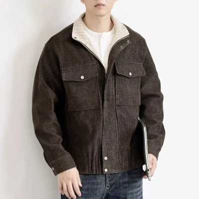26616 Corduory Trucker jacket
