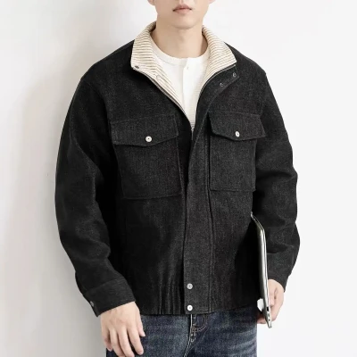 26616 Corduory Trucker jacket